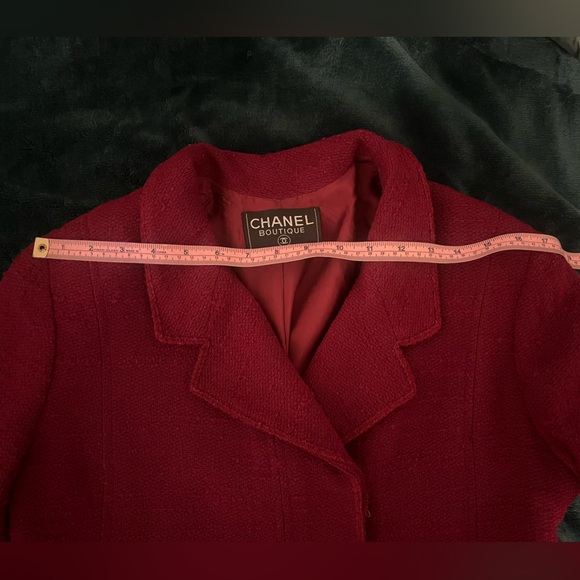 Chanel Burgundy Blazer Jacket - Picture 11 of 16